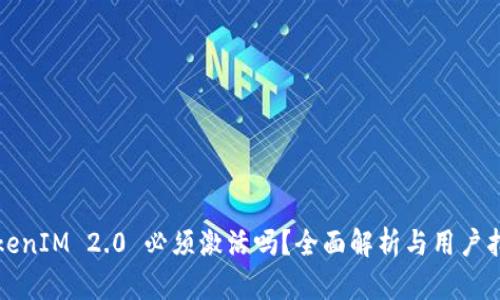 TokenIM 2.0 必须激活吗？全面解析与用户指导